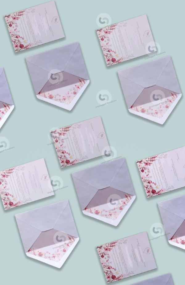 Wedding card - Blush botanical - Image 3
