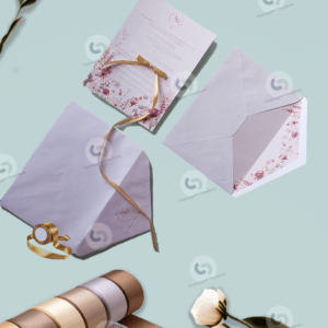 Wedding card - Blush botanical