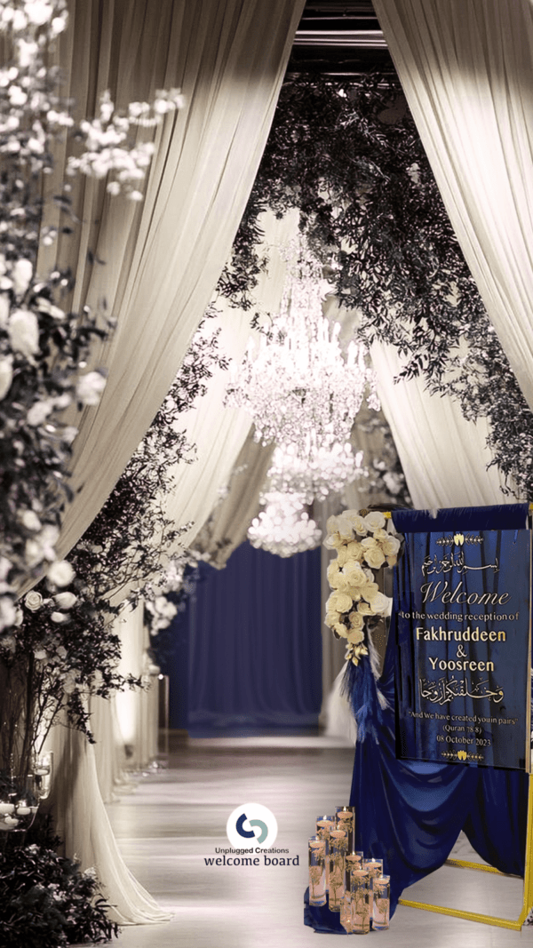 Welcome board - Wedding